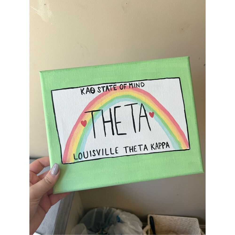 Set of 3 theta canvases